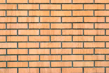 Brick wall background. The texture of smooth brickwork. Creative background for art.
