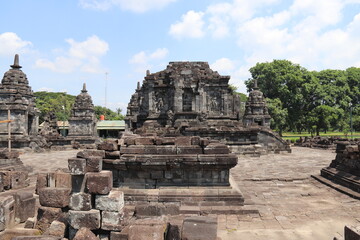 Ruine du temple de Prambanan, Indonésie