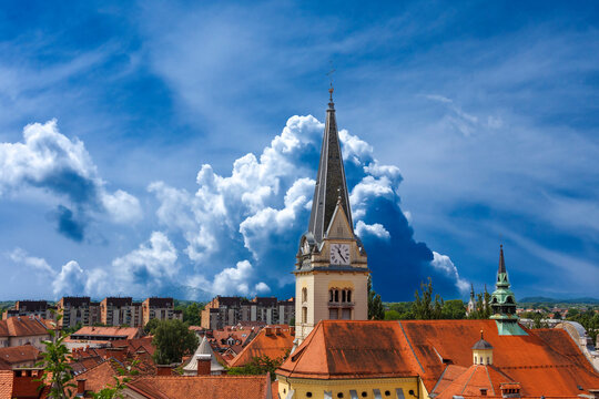 view of the old town of Ljubljana © Eugene