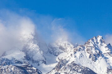 Fototapeta na wymiar Grand Teton in Winter