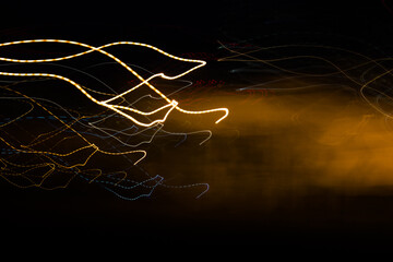 Freeze light abstract pattern background