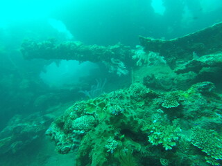 Epave, plongée sous marine à Bali, Indonésie