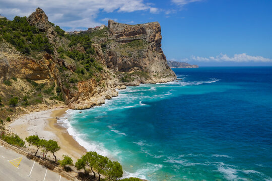 Cala del Moraig - beautiful beach in Costa Blanca, Spain 