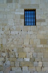 Stone wall window