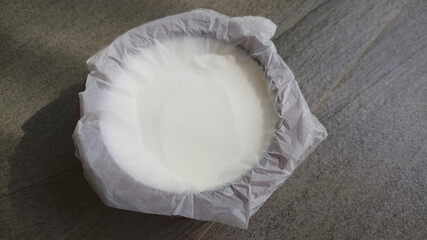 Home made clay pot curd in Sri Lanka.Diary product as dessert.