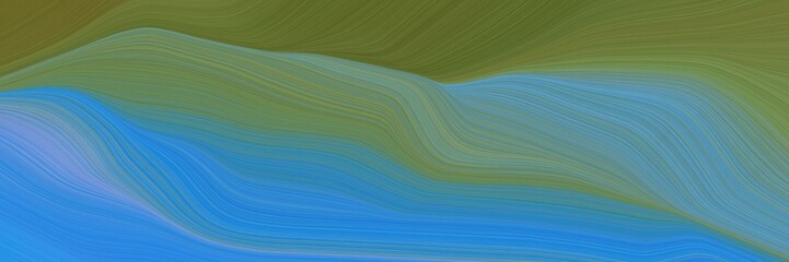 abstract and smooth abstract elegant graphic with steel blue, dark olive green and dim gray color. smooth swirl waves background design