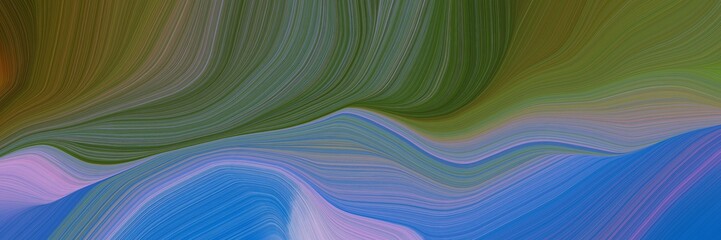 abstract and smooth abstract elegant graphic with dark olive green, steel blue and slate gray color. curvy background illustration