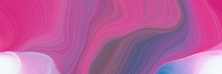 Fototapeta premium abstract and smooth elegant graphic with waves. curvy background illustration with mulberry , lavender and dark slate blue color