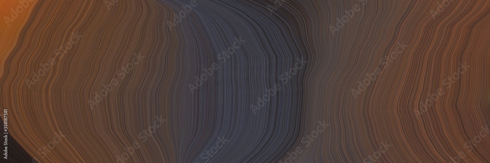 Poster abstract and smooth elegant graphic with waves. curvy background illustration with old mauve, brown 