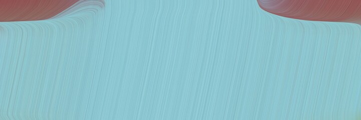 abstract and smooth elegant curvy swirl waves background illustration with sky blue, pastel brown and gray gray color