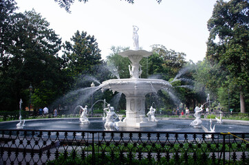 fountain in the park