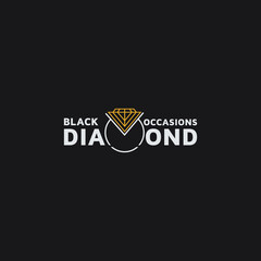 Modern Diamond vector logo design template