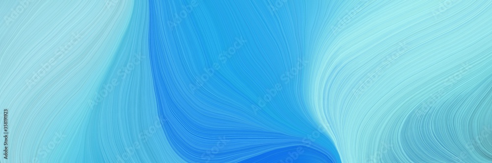 Poster colorful and elegant vibrant abstract art waves graphic with modern waves background design with sky