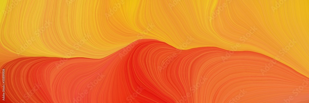 Poster colorful and elegant vibrant abstract artistic waves graphic with modern waves background design wit