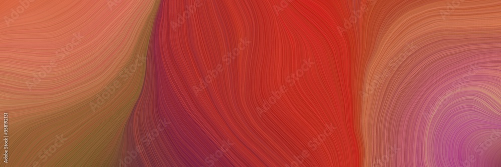 Poster colorful and elegant vibrant abstract artistic waves graphic with smooth swirl waves background illu