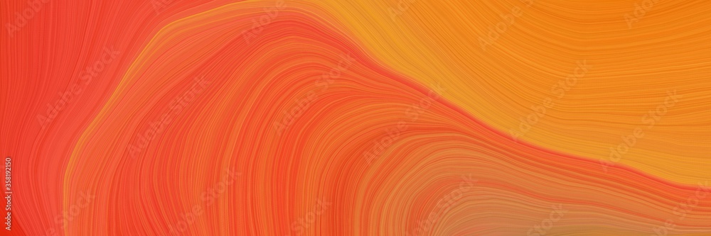 Poster colorful and elegant vibrant abstract artistic waves graphic with smooth swirl waves background illu