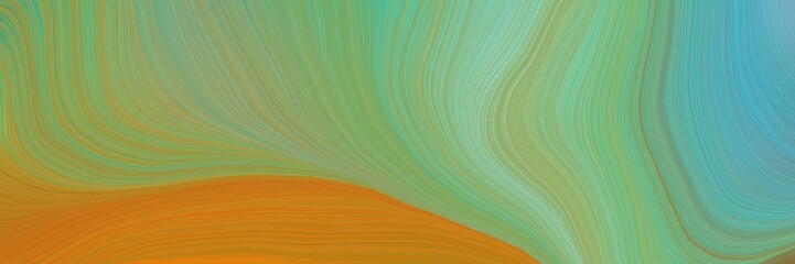 colorful and elegant vibrant creative waves graphic with abstract waves design with dark sea green, dark golden rod and medium aqua marine color