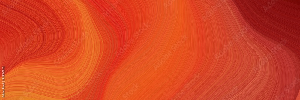 Poster colorful and elegant vibrant abstract art waves graphic with modern soft swirl waves background illu