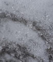 Macro close up of Ice 