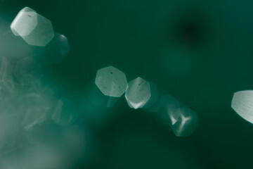 Abstract Macro close up of unfocused ice, light shapes © Arturo Verea