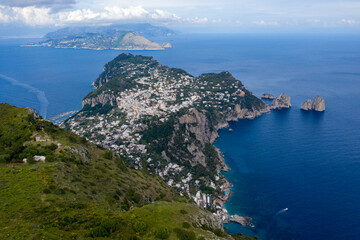 Stunning view over Capri, from Anacapri