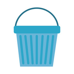 Isolated bucket icon vector design