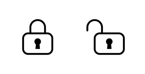 padlock icon -  security lock icon  - Filled flat sign, Protection shield symbol vector illustration for security app, anti virus, anti malware, web use