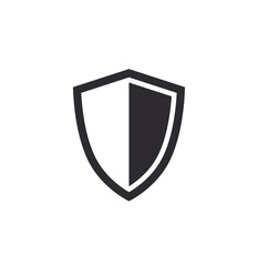 Vector shield icon. Security sign. Protection icon. Shield vector icon. Safety system.