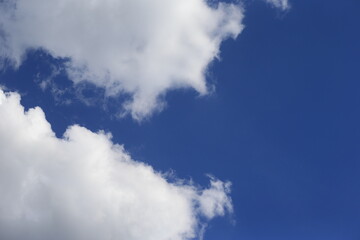 blue sky with clouds