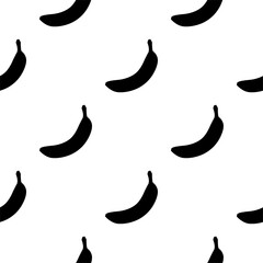 Banana. Seamless Vector Patterns.