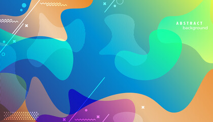 color abstract fuild background ,banner template - 358203917