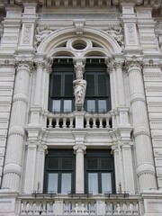 Trieste, Italy, City Hall, Detail