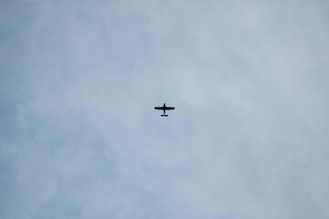 Fototapeta na wymiar Plane In Sky