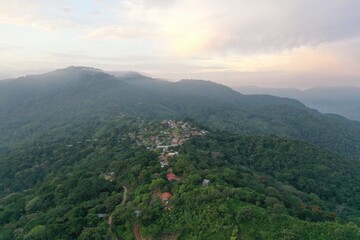 Dron montañas atardecer sierra Oaxaca /
Drone mountains sunset sierra Oaxaca