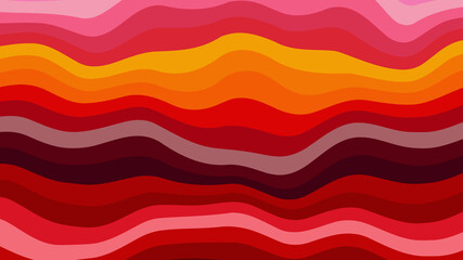 Abstract colorful background of color waves. Template for flyer, cover or banner