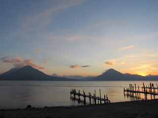 LAGO ATITLAN - PANAJACHEL - GUATEMALA - ATITLAN LAKE