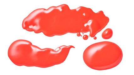 絞り出したアクリル絵の具のテクスチャー（写真）