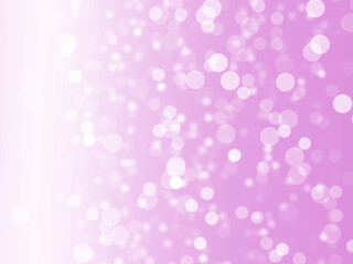 Bokeh colorful glows sparkle beautiful Valentines Day concept. Abstract violet Bokeh circles for Christmas background. Purple blur abstract background.