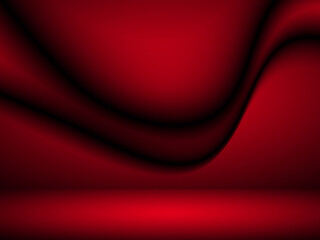 Black and red background. Abstract red background, can be used for valentines or Christmas design layout, studio, web template, room and report with smooth gradient color.