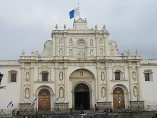Fototapeta na wymiar Catedral de San José - GUATEMALA - ANTIGUA GUATEMALA