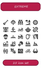 extreme icon set