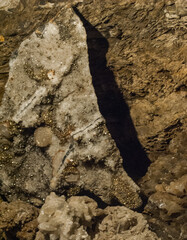 Stones, inside the mines of Taxco, Mexico