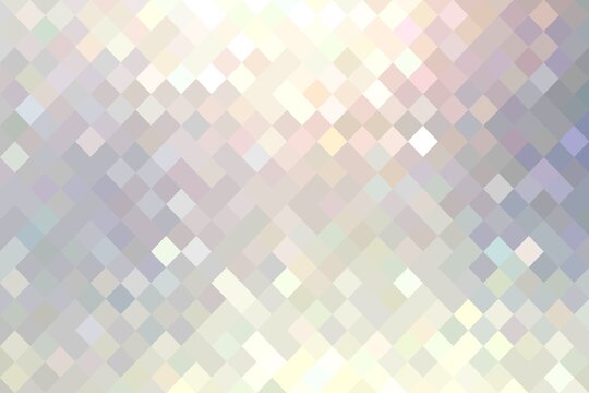 Brilliance Pixel Background. Shimmer Silver Geometric Textured Pattern.