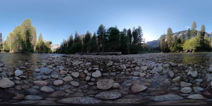 360 view of Merced River