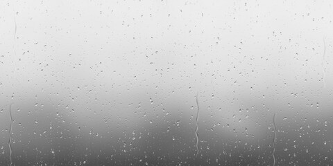 Colorful panoramic background: raindrops on window glasses surface with steam.

( 3D rendering computer digitally generated illustration.)