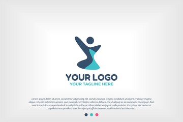 Youth People Logo Template