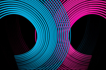 Texture of the striped paper in bright mixed neon colors.Bright stripes  for poster, website, brochure, print. Valentines day template.