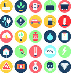 
Energy and Power Colored Vector Icons 2

