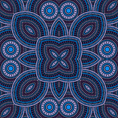 Fine moroccan zellige tile seamless ornament. Ethnic structure vector swatch. Wrap print design. Classic moroccan zellige tilework eternal pattern. Wall decoration template.