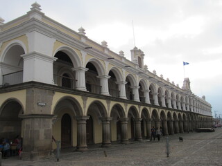 Fototapeta na wymiar Palacio de los Capitanes Generales - ANTIGUA GUATEMALA - GUATEMALA